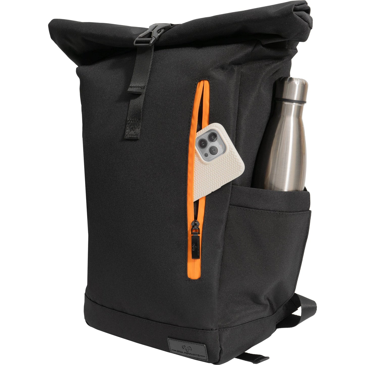 Jack Abrahams The Logan Nylon Roll-Down Laptop Backpack