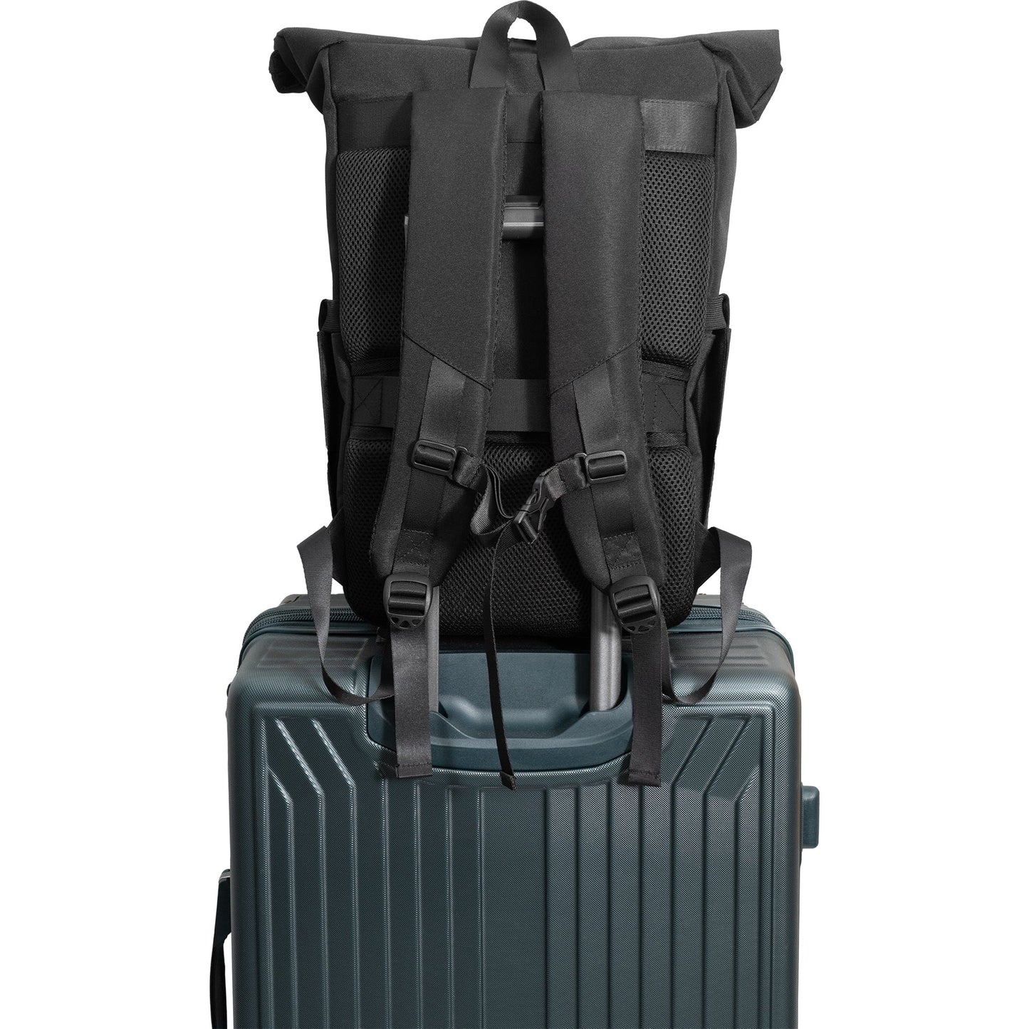 Jack Abrahams The Logan Nylon Roll-Down Laptop Backpack