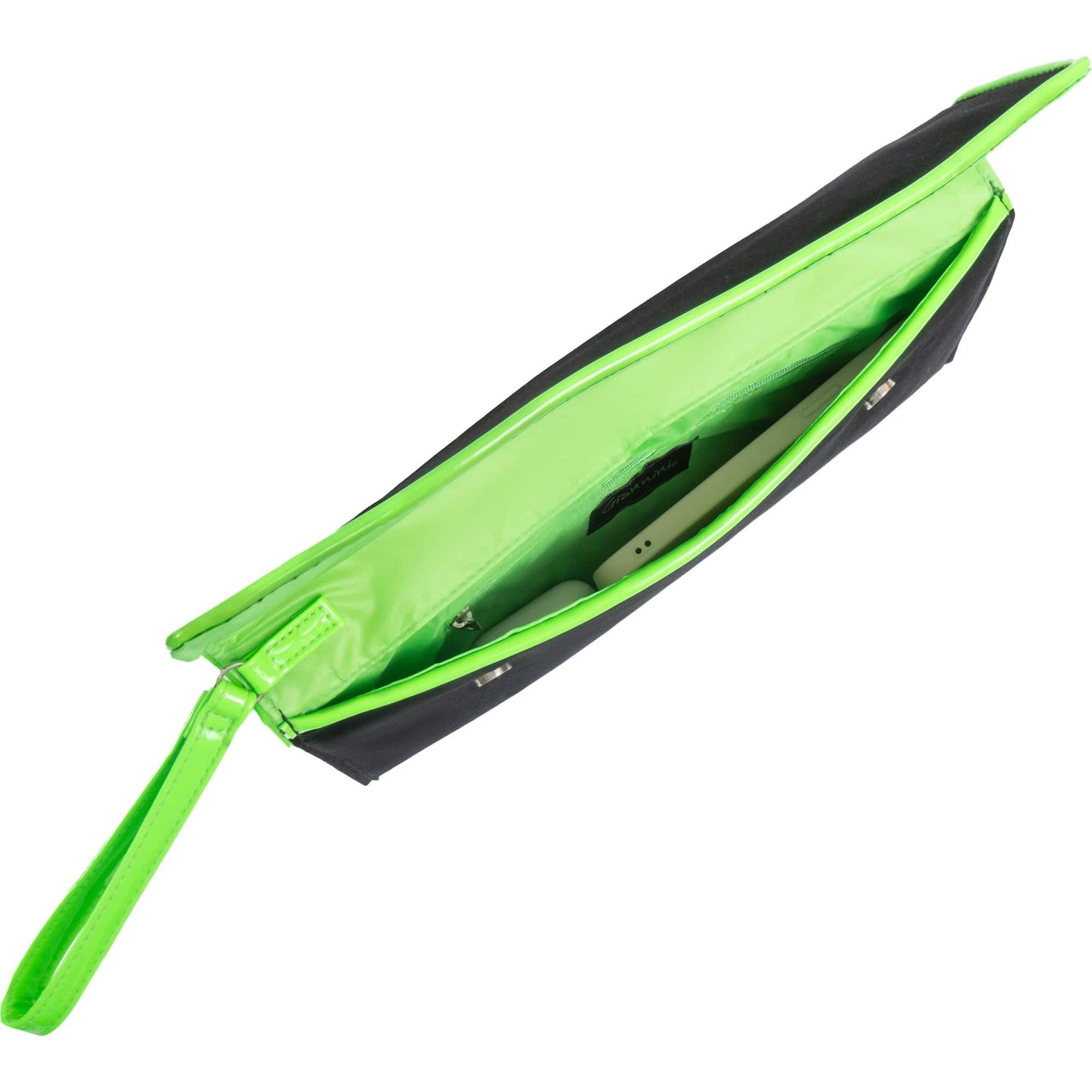 Giannini 4 Pack Velvet & Neon Large Clutch Wristlet Pouch