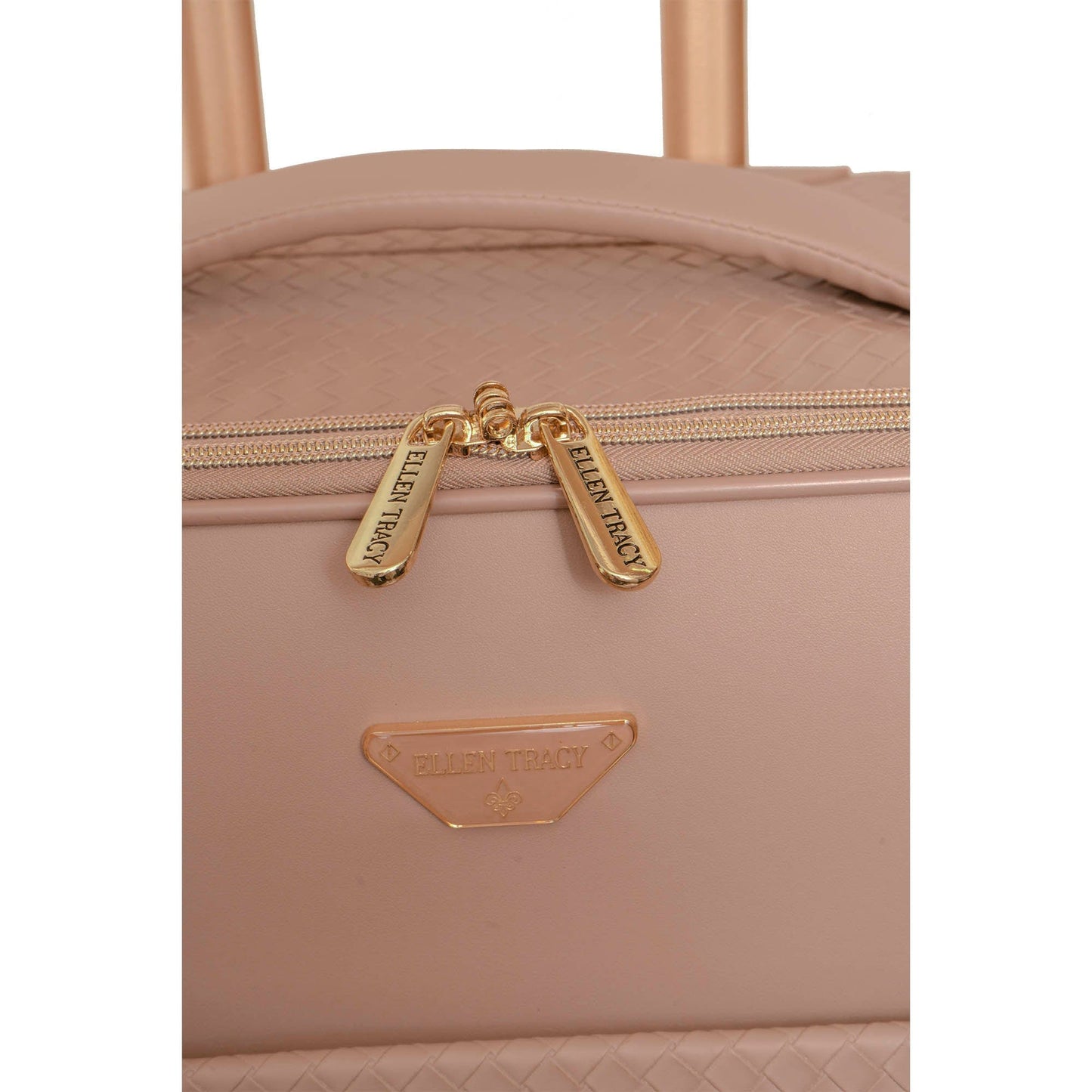 Ellen Tracy 3 PC Soft Sided Woven Faux Leather Luggage Set – 21", 29", 32" Expandable 8-Wheel Spinners