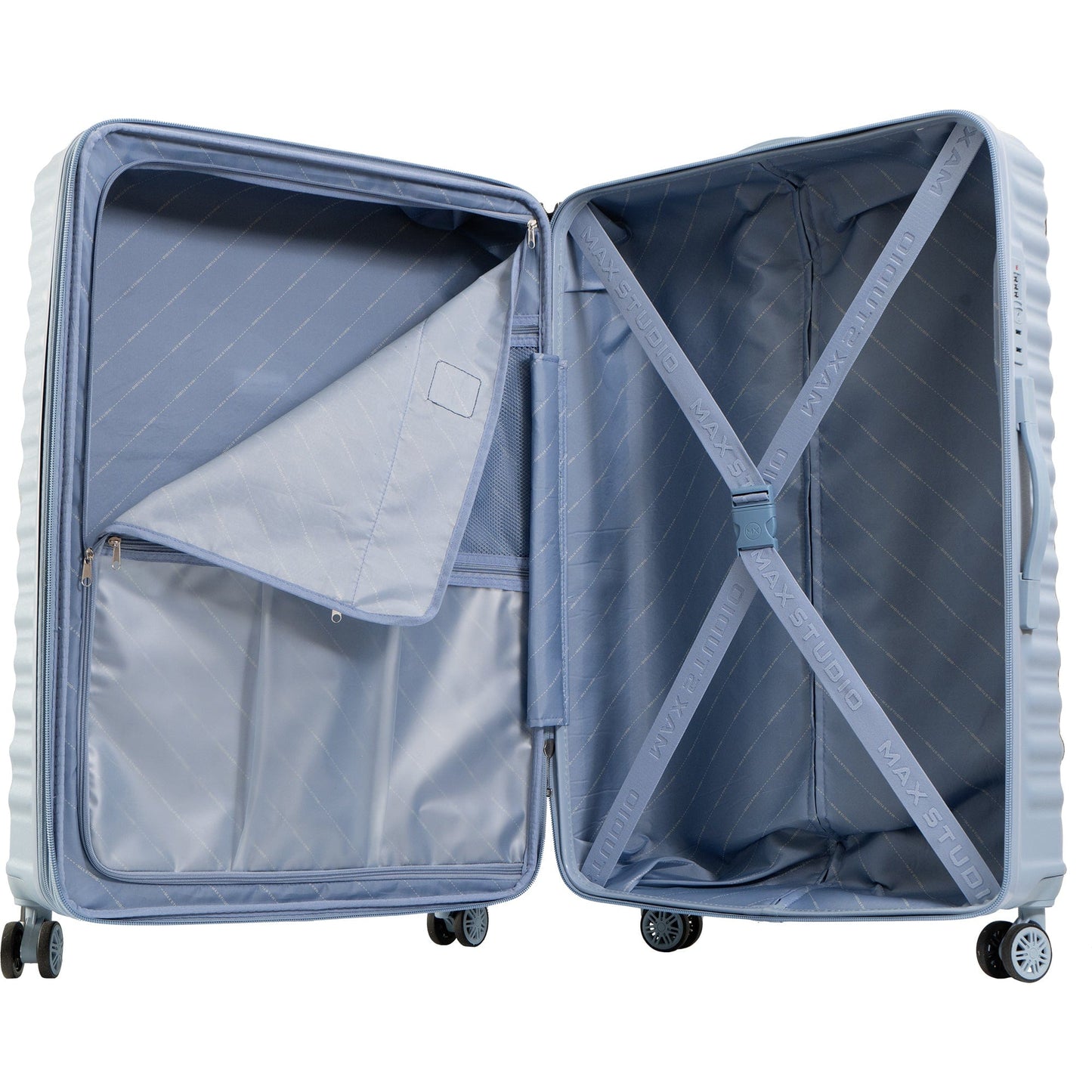 Max Studio The Auckland ABS 2-Piece Hard-Sided Luggage Set