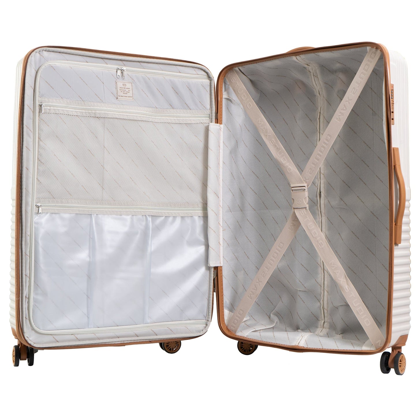 Max Studio The Odessa ABS 2-Piece Hard-Sided Luggage Set
