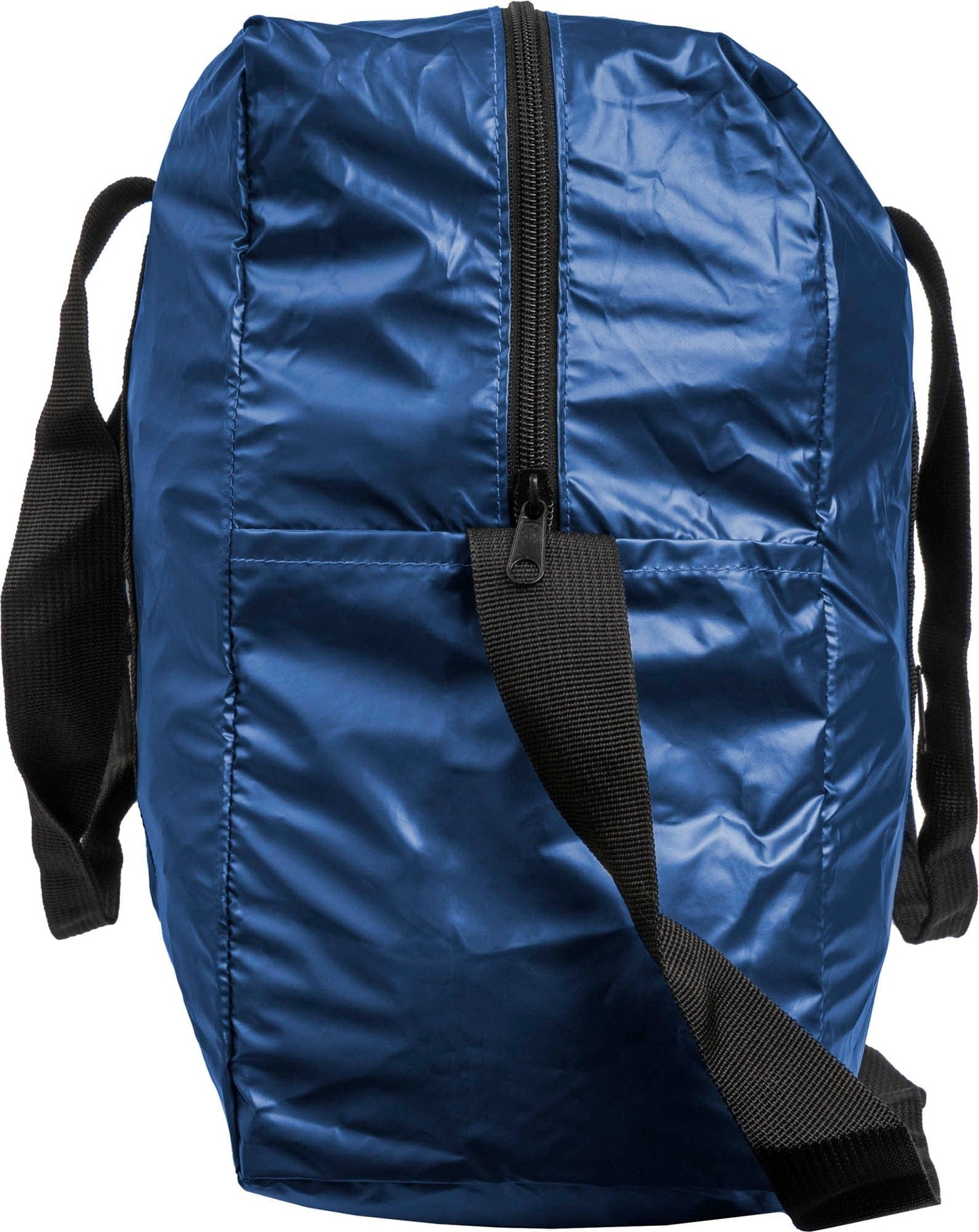 Boarding Pass Recycled Metallic Foldable & Packable Pouch Duffel Travel Bag