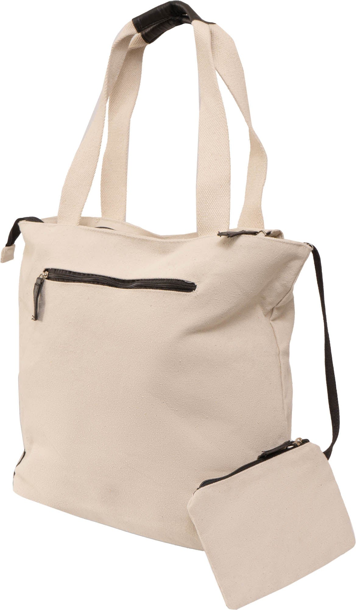 Magid Canvas "THE FUTURE IS FEMALE" Script Tote With Pouch