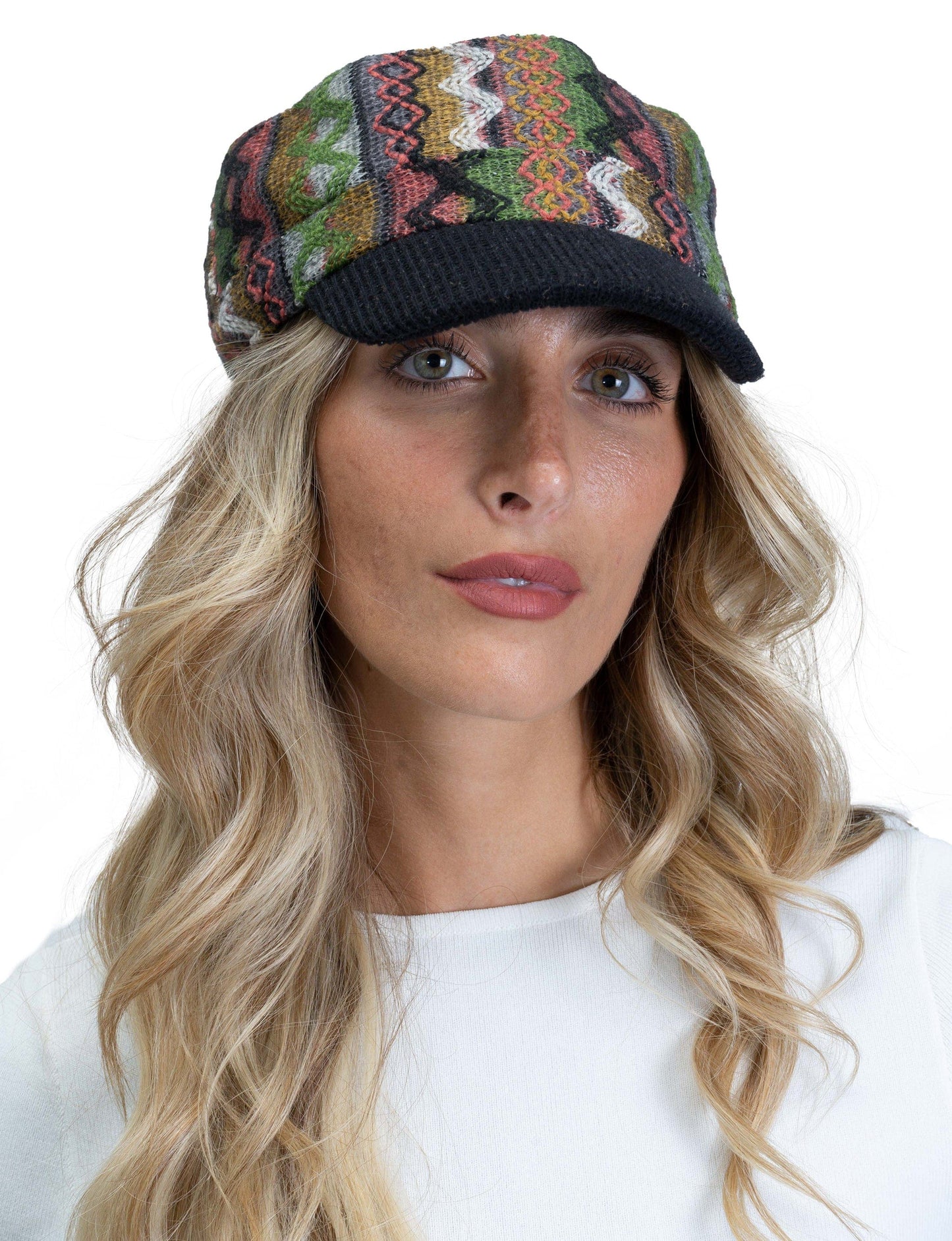 Magid Geometric Print Cadet Cap