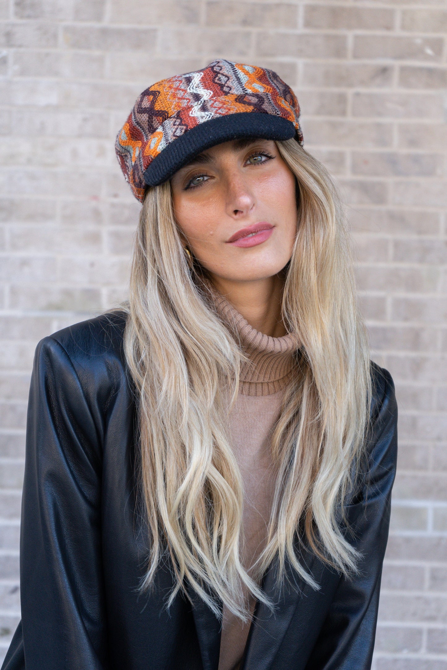 Magid Geometric Print Cadet Cap