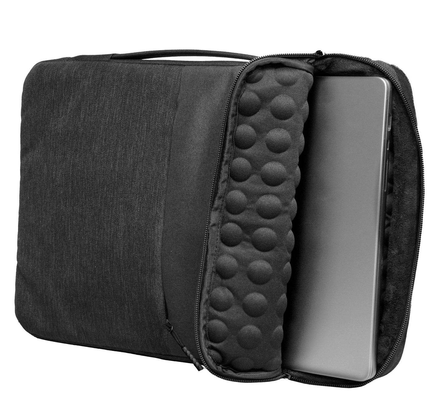 Jack Abrahams The Velocity Two-Tone Nylon Protective Padded Laptop Sleeve