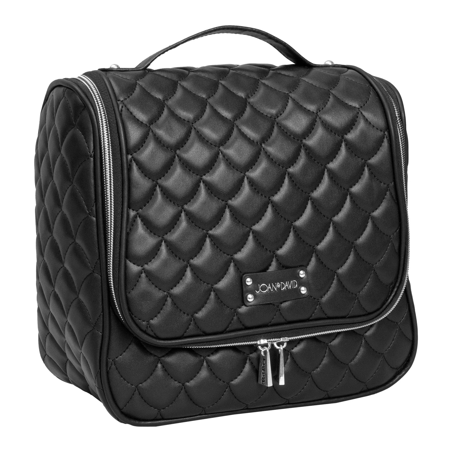 Joan & David The Teardrop Quilted Hanging Toiletry Cosmetic Bag