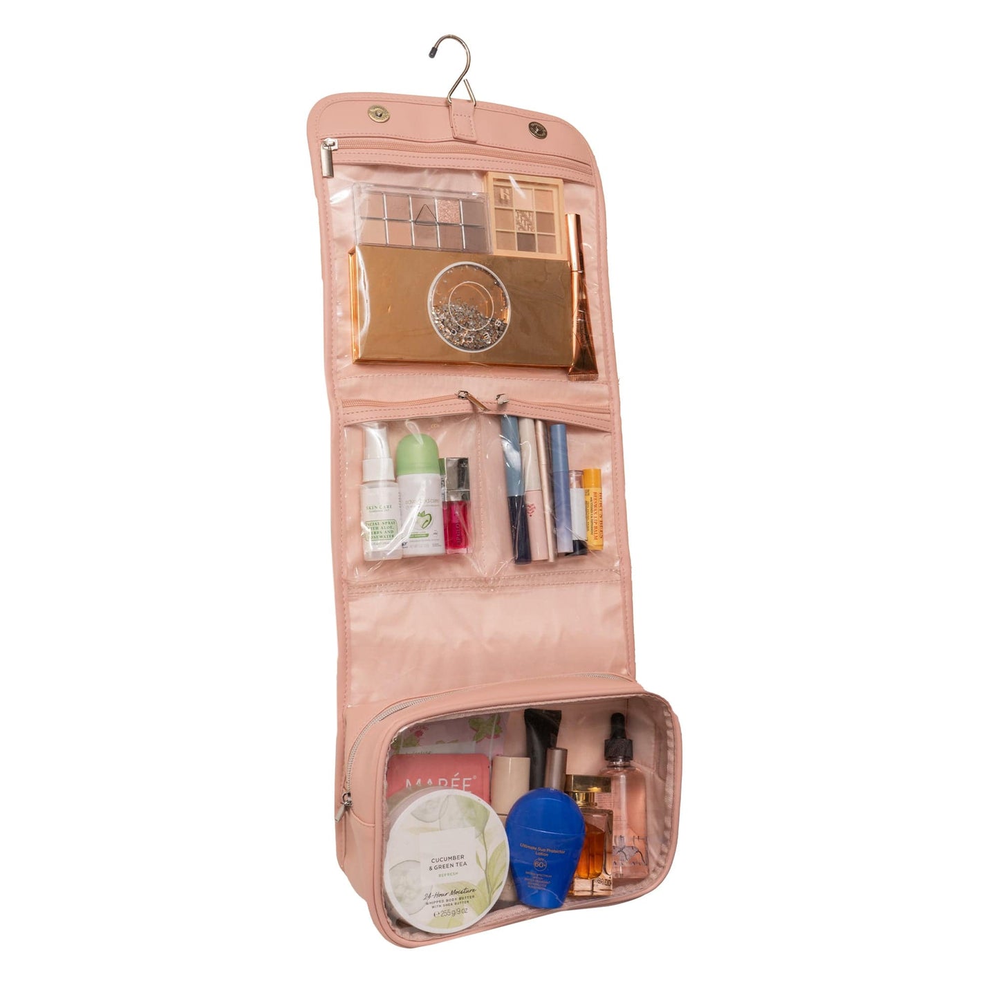 Joan & David The Bubble Quilted Roll Hanging Toiletry Bag