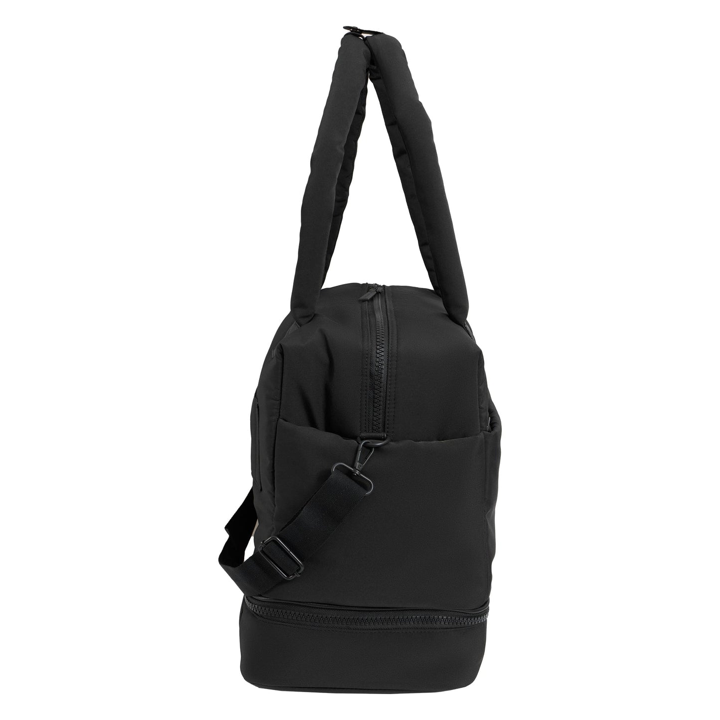 Joan & David 18 Inch High Density Sport Nylon Drop Bottom Duffel Bag