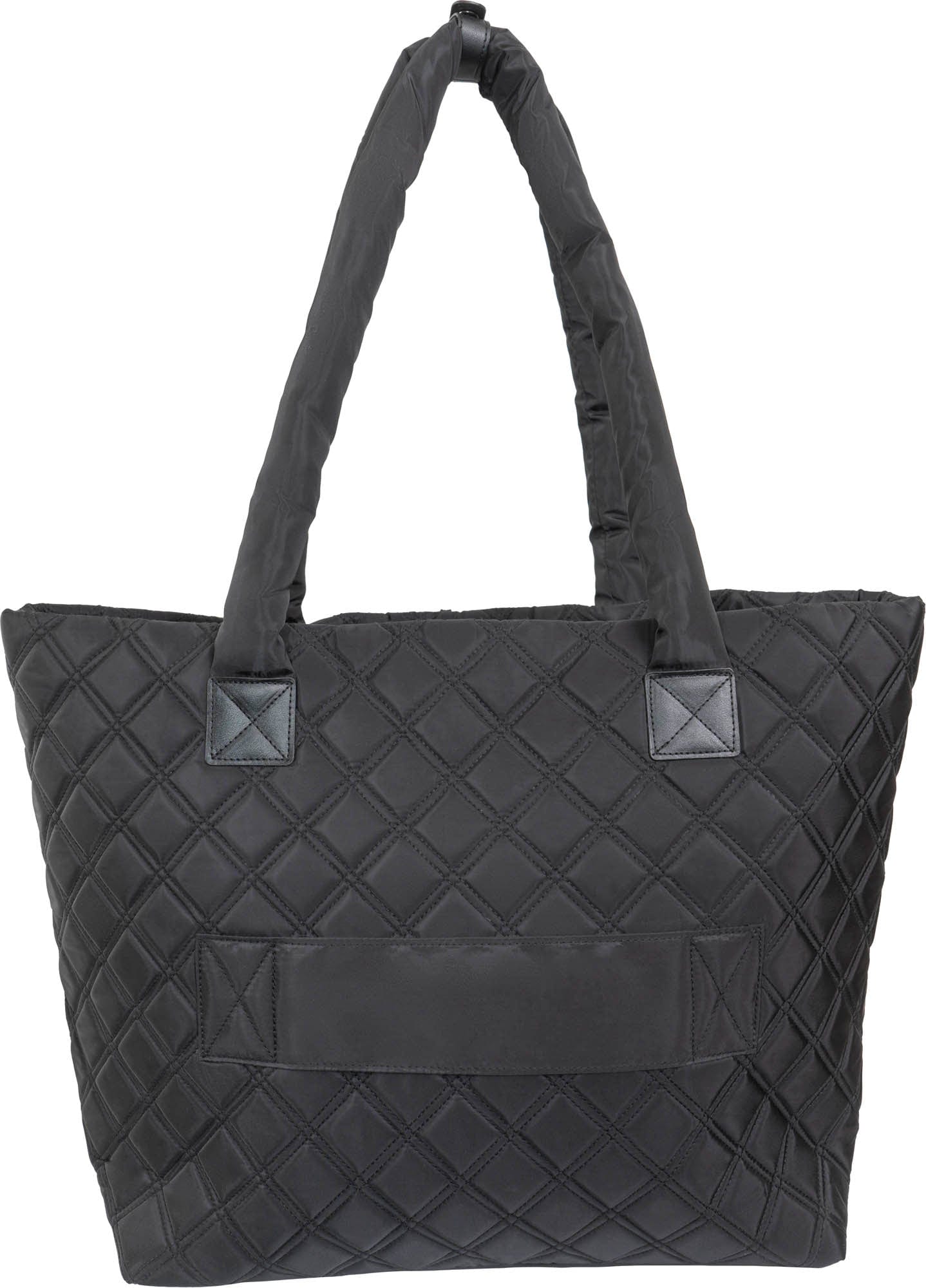 Joan & David Diamond Quilted Nylon Tote