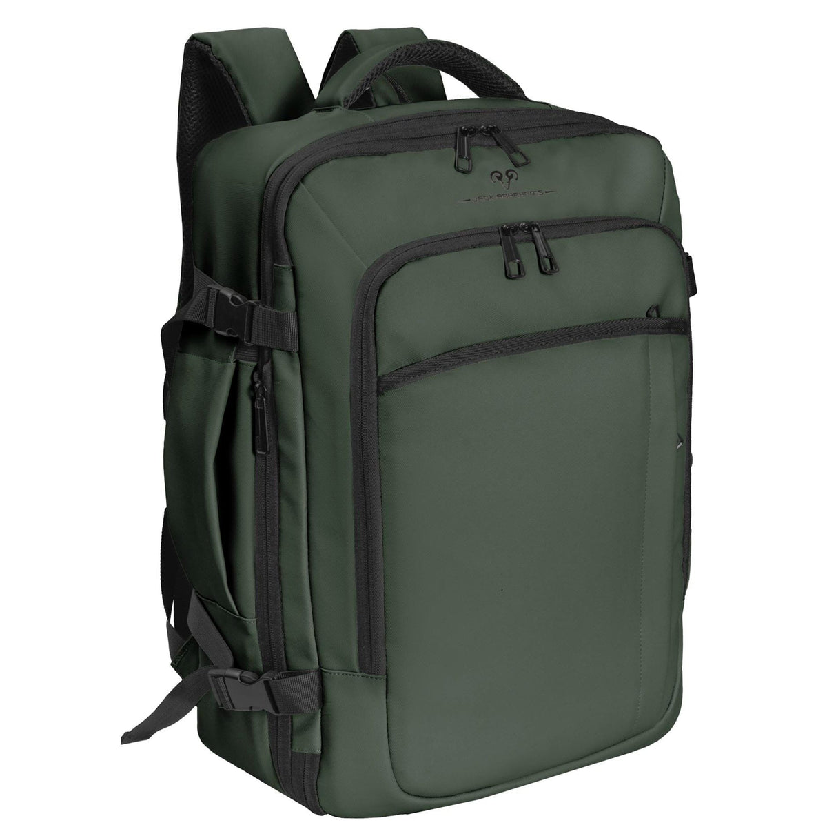 Jack Abrahams The District 18 Inch Tarpulin Expandable Weekender Backpack