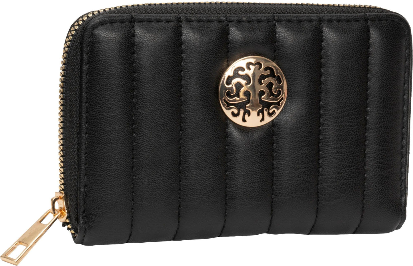 Rebecca & Rifka Smooth Tubular Quilt Medallion Zip Indexer Wallet