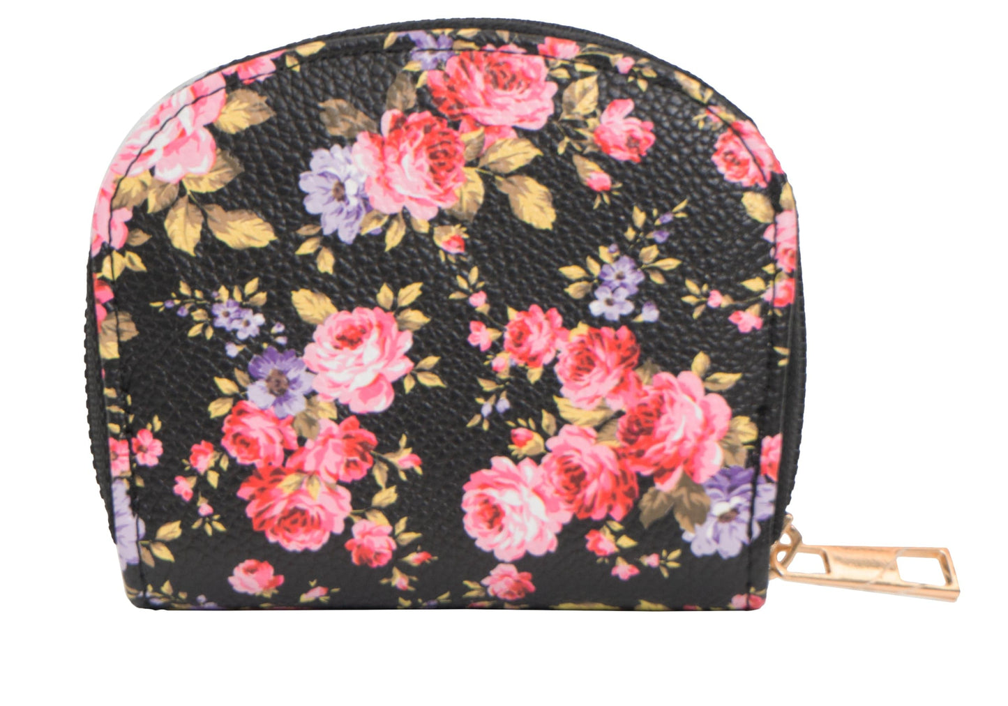Rebecca & Rifka Round Floral Print Accordion Wallet