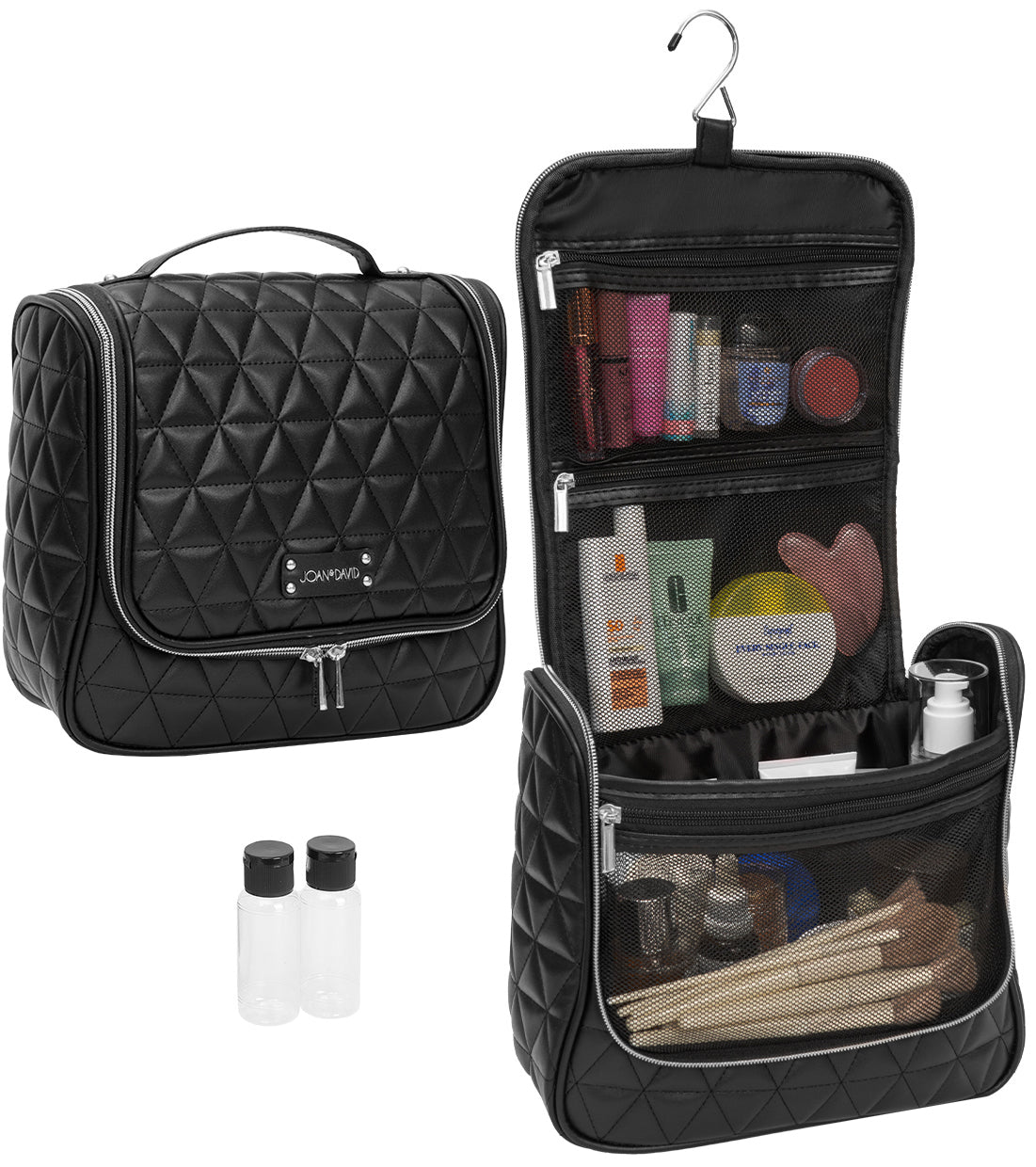 Joan & David The Triangle Quilted Hanging Toiletry Bag