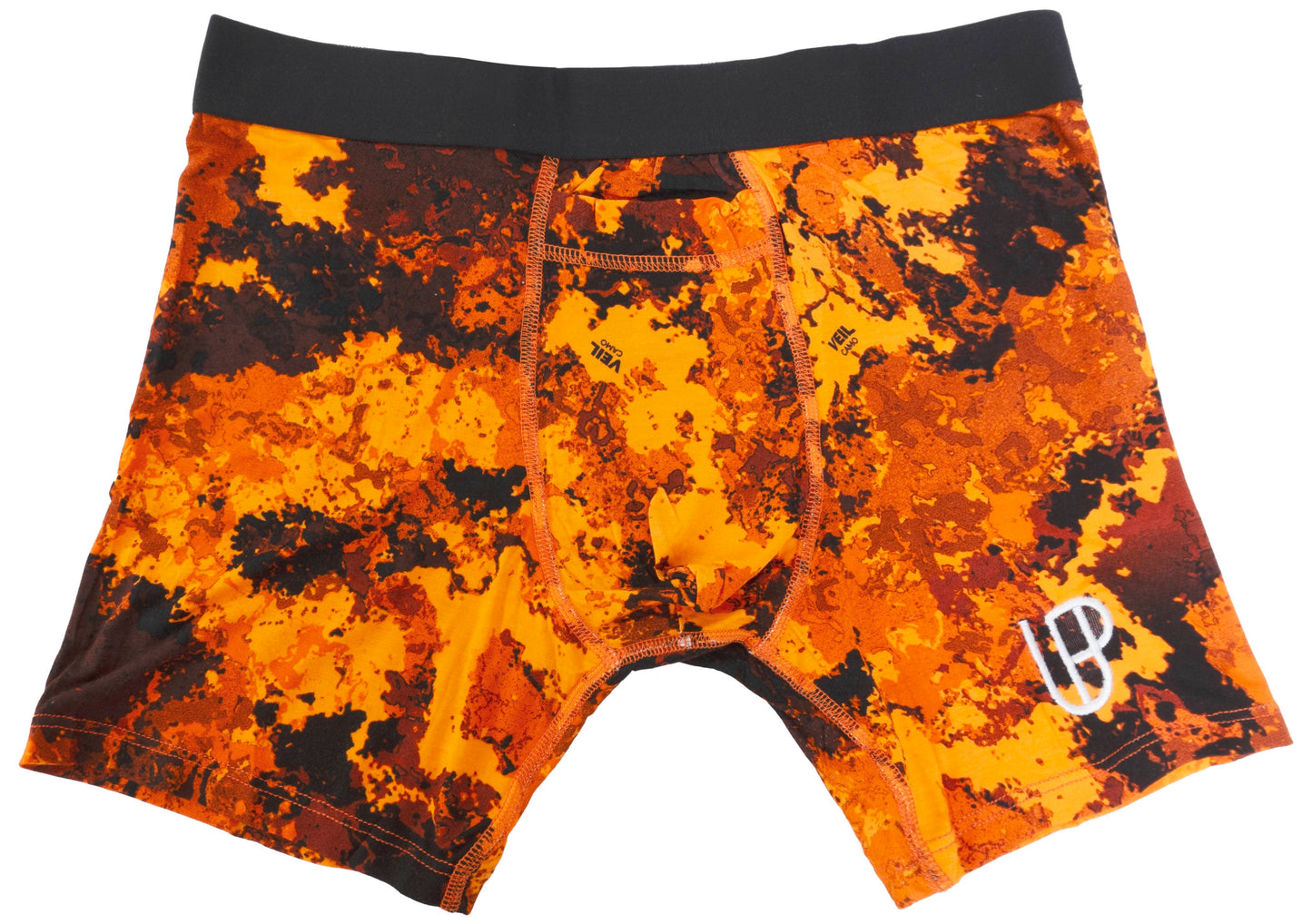 Veil Camo x UP Boxers Hellfire Orange Camo Print Modal Boxer Brief