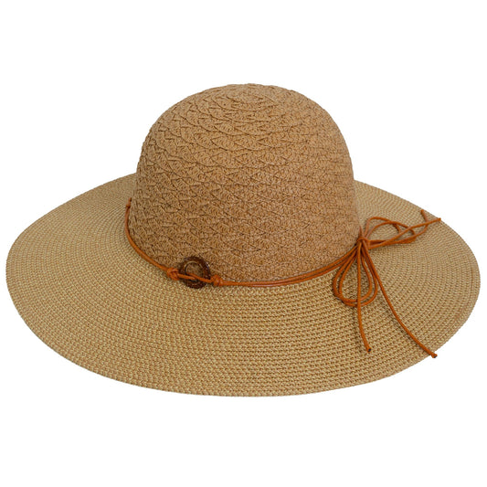 Magid Straw Bow Floppy Hat