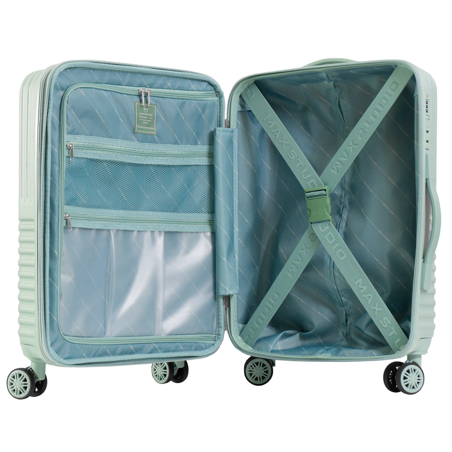 Max Studio The Odessa ABS 2-Piece Hard-Sided Luggage Set