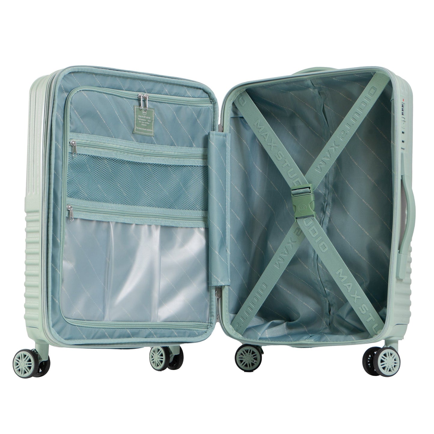 Max Studio The Odessa ABS 2-Piece Hard-Sided Luggage Set