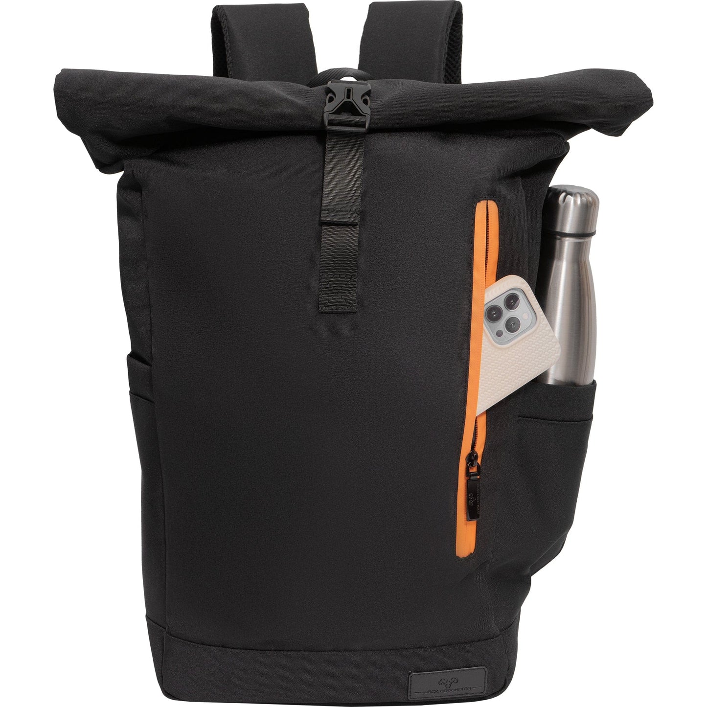 Jack Abrahams The Logan Nylon Roll-Down Laptop Backpack