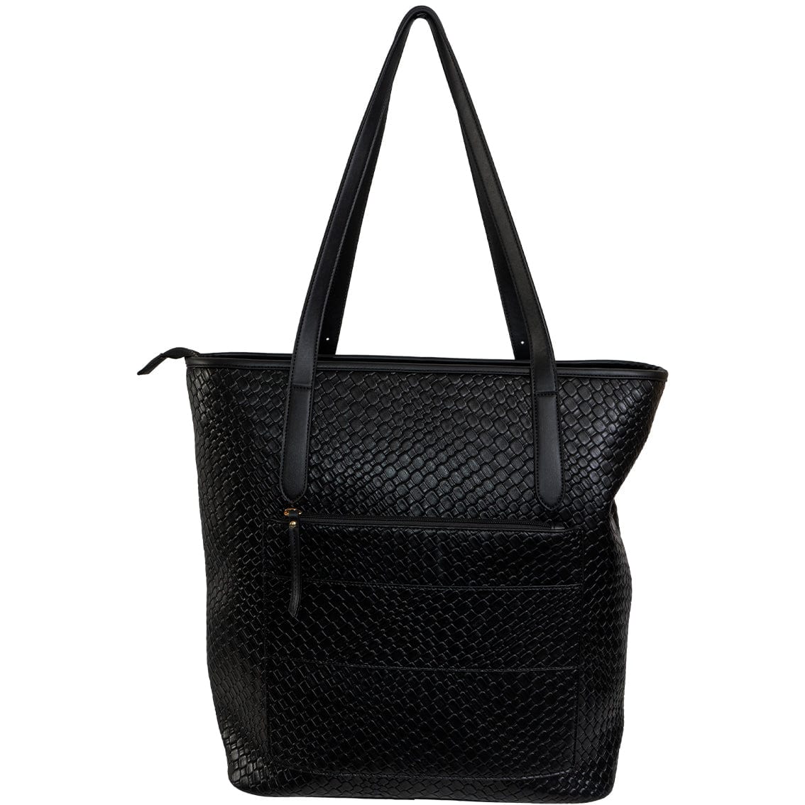 Ellen Tracy 18 Inch Croco Large Travel Workbook Tote Bag