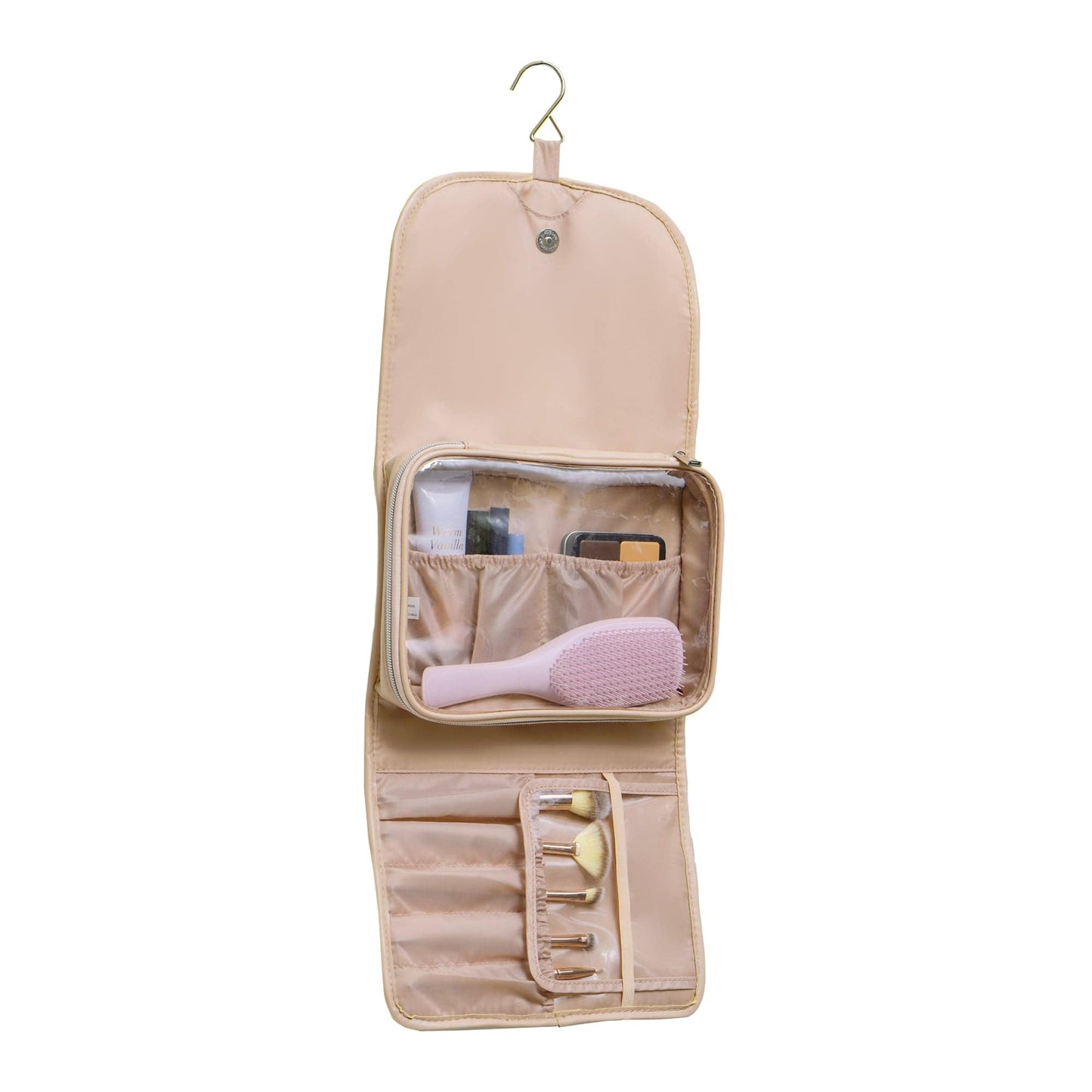 Joan & David The Small Hanging Diagonal Quilted Toiletry Case