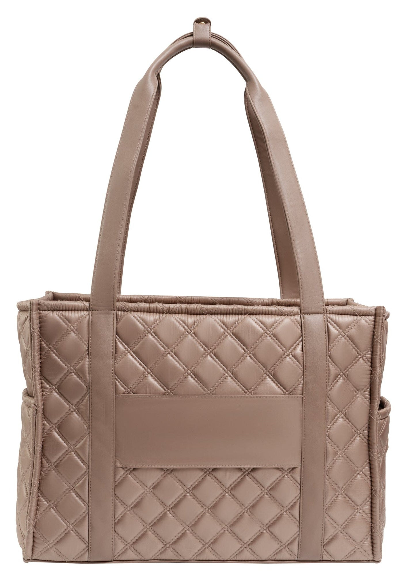 Joan & David The Daphne Diamond Quilted Square Tote
