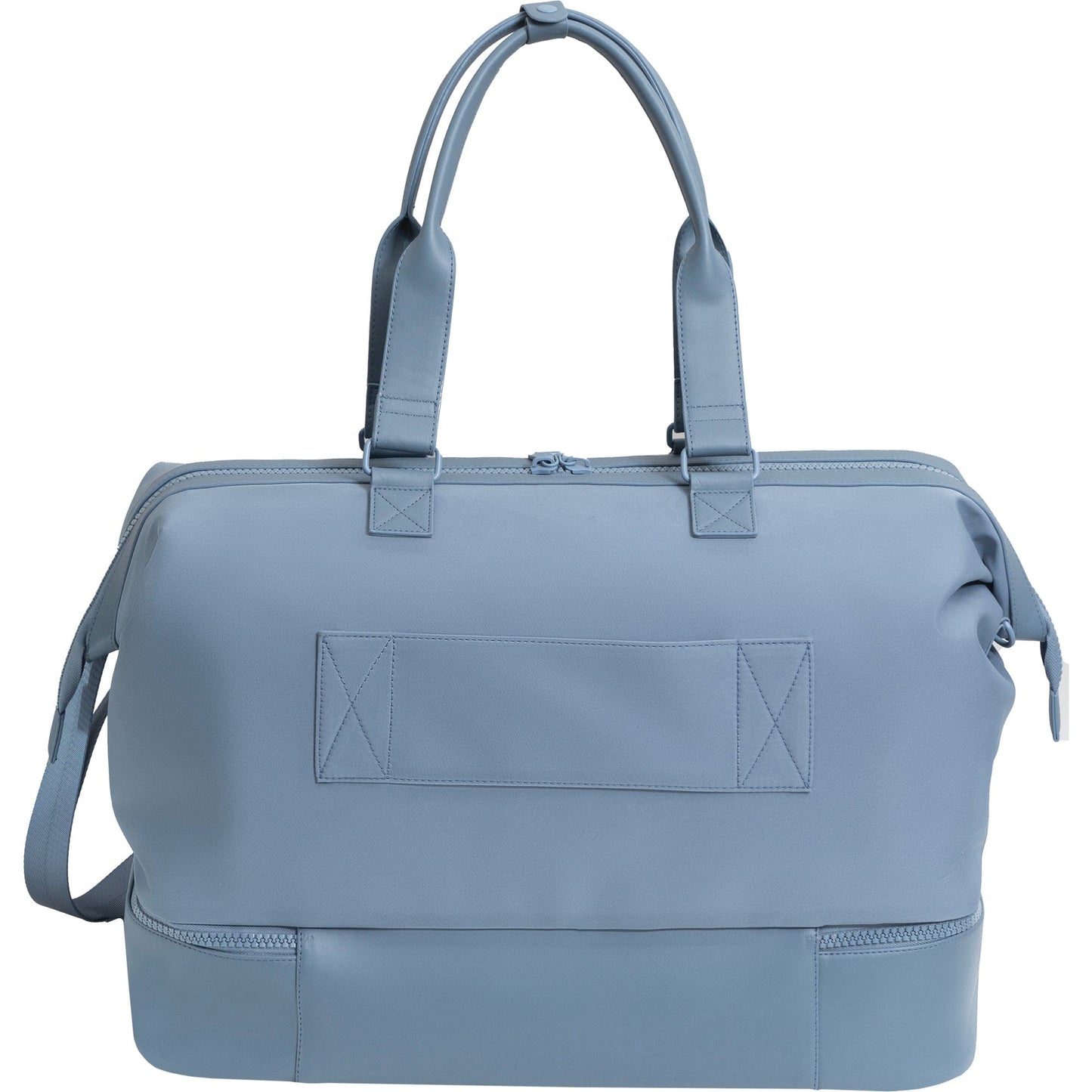 Max Studio Sport Nylon & Faux Leather Drop Bottom Duffel Bag
