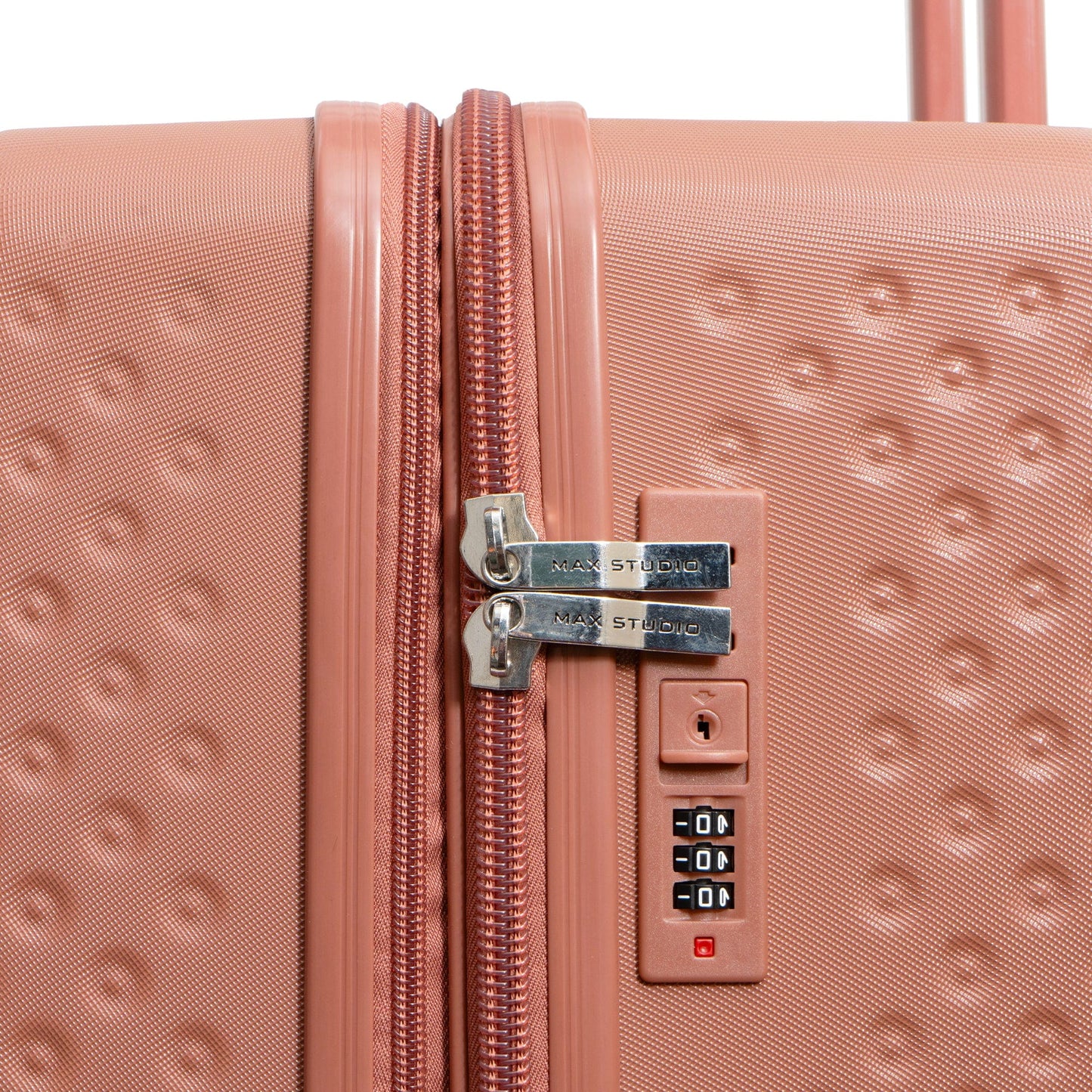 Max Studio Tonal Tufted ABS 2-Piece Hard-Sided Luggage Set