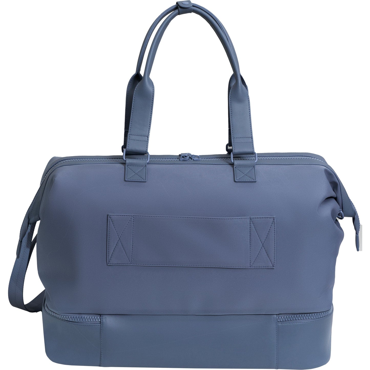 Max Studio Sport Nylon & Faux Leather Drop Bottom Duffel Bag