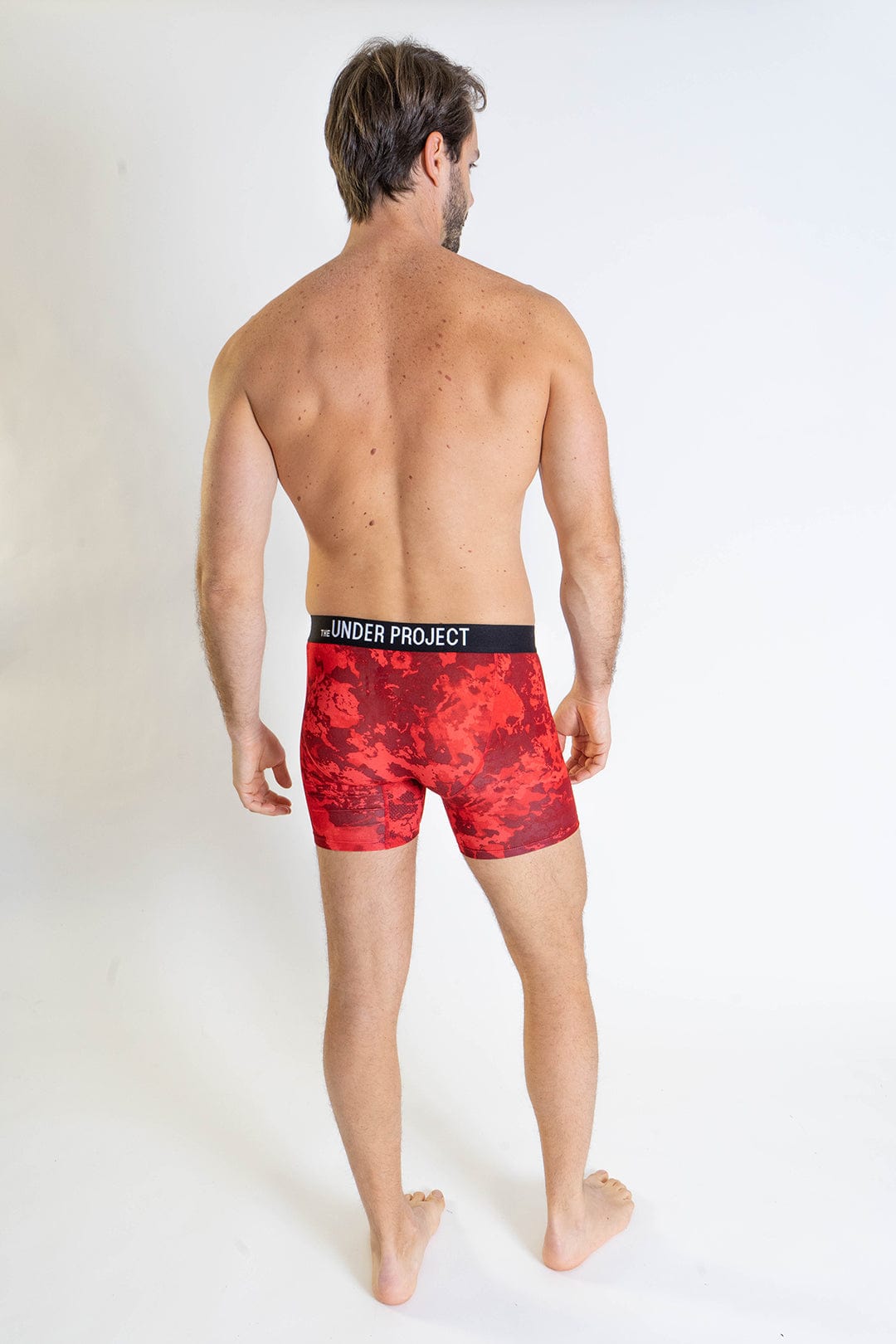 Veil Camo x UP Boxers Spectre Red Camo Print Modal Boxer Brief