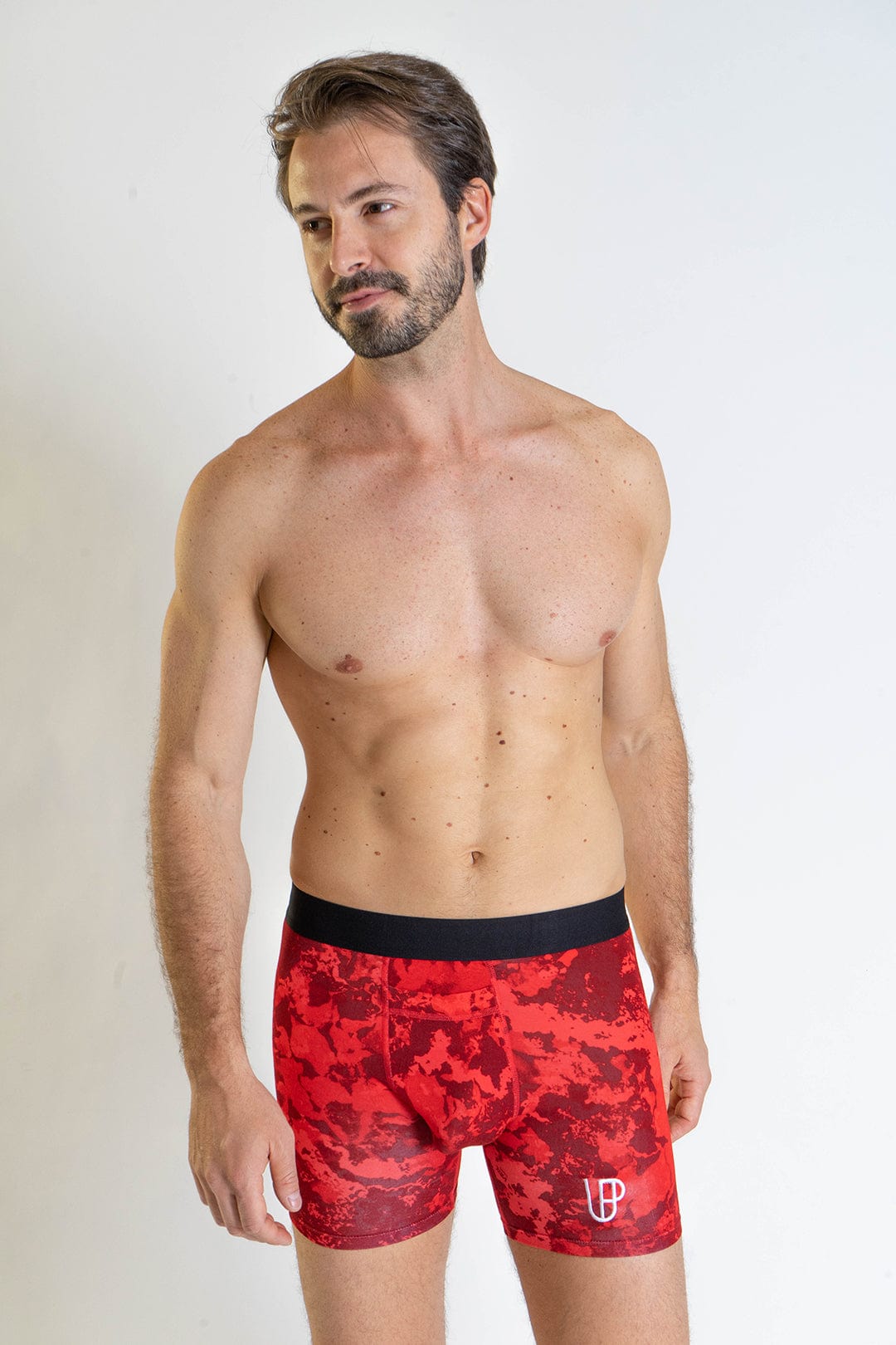 Veil Camo x UP Boxers Spectre Red Camo Print Modal Boxer Brief