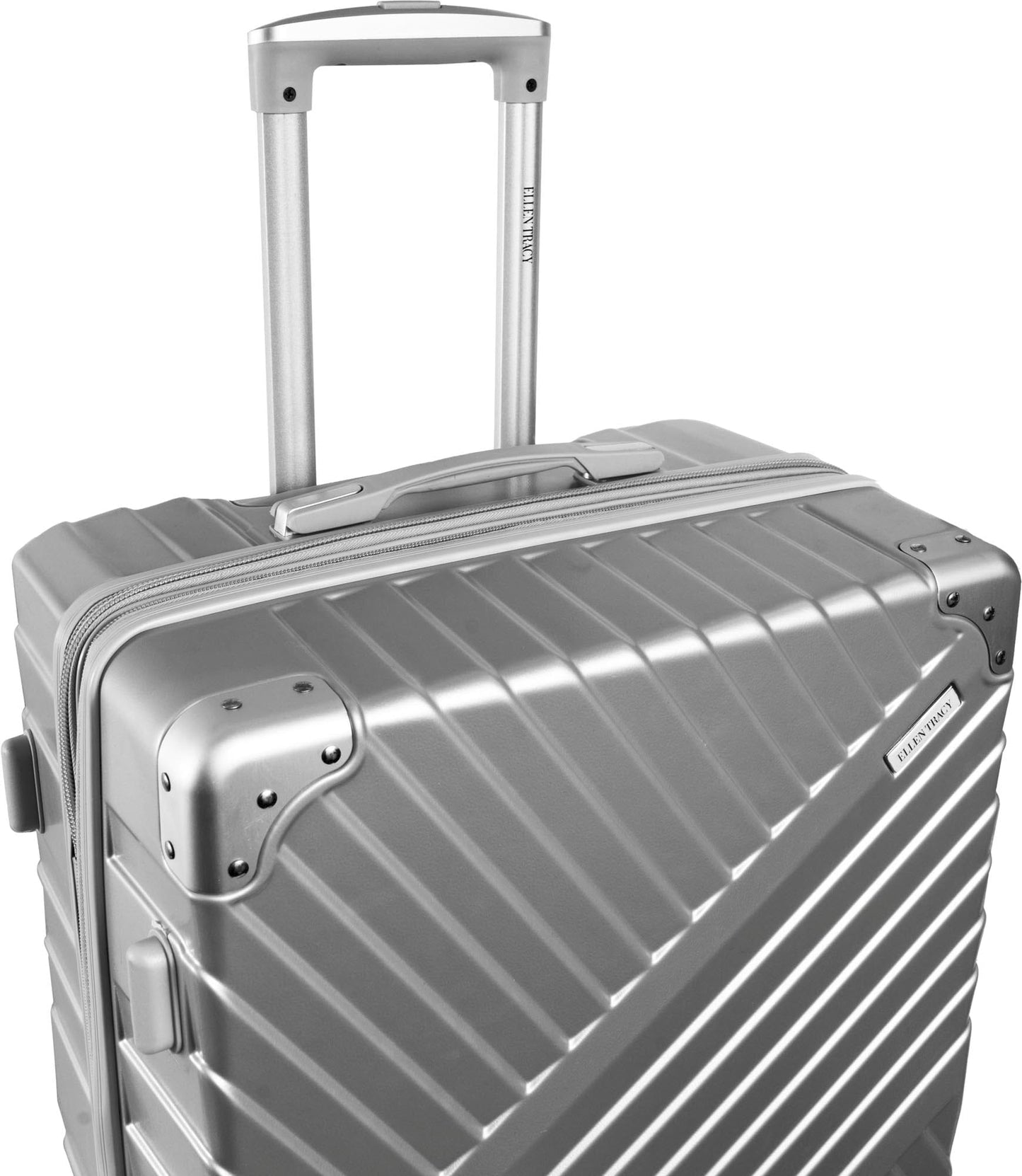 Ellen Tracy "The Legend" 3 PC Hard Sided Luggage Set – 21", 29", 32" Expandable 8-Wheel Spinners