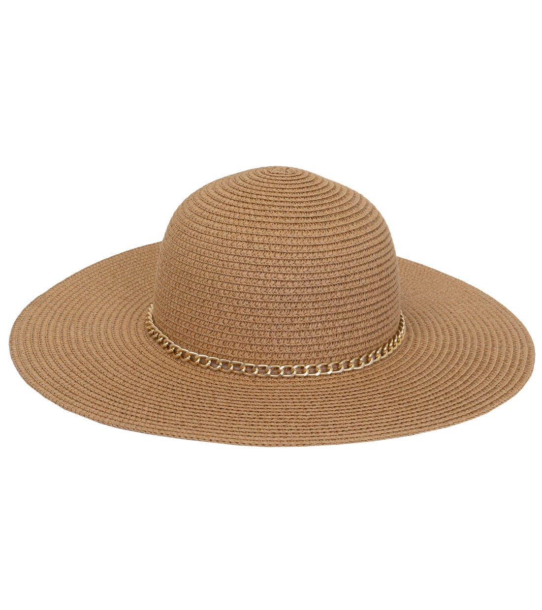 Magid Chain Link Brim Straw Floppy Sun Hat