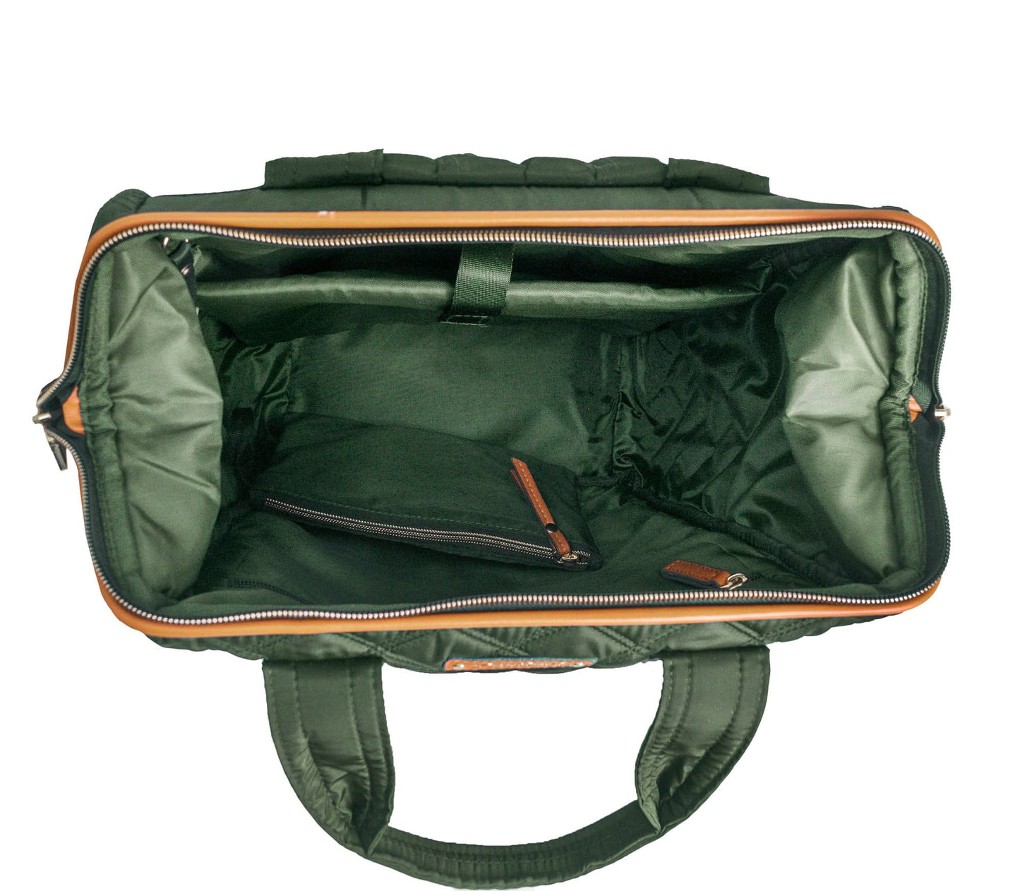 Joan & David Diamond Quilted Nylon Square 18 Inch Workbook Backpack