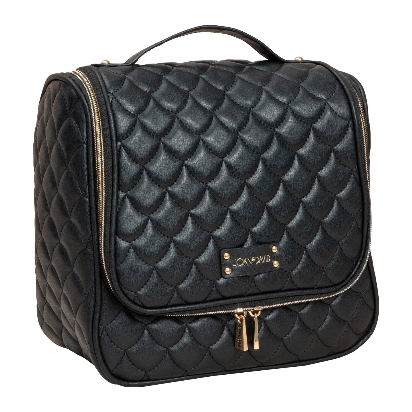 Joan & David The Teardrop Quilted Hanging Toiletry Cosmetic Bag