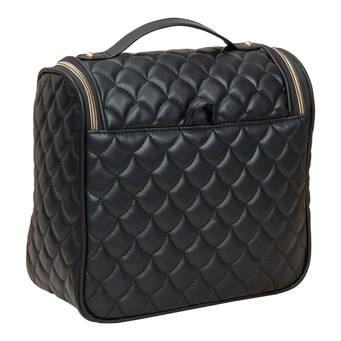 Joan & David The Teardrop Quilted Hanging Toiletry Cosmetic Bag