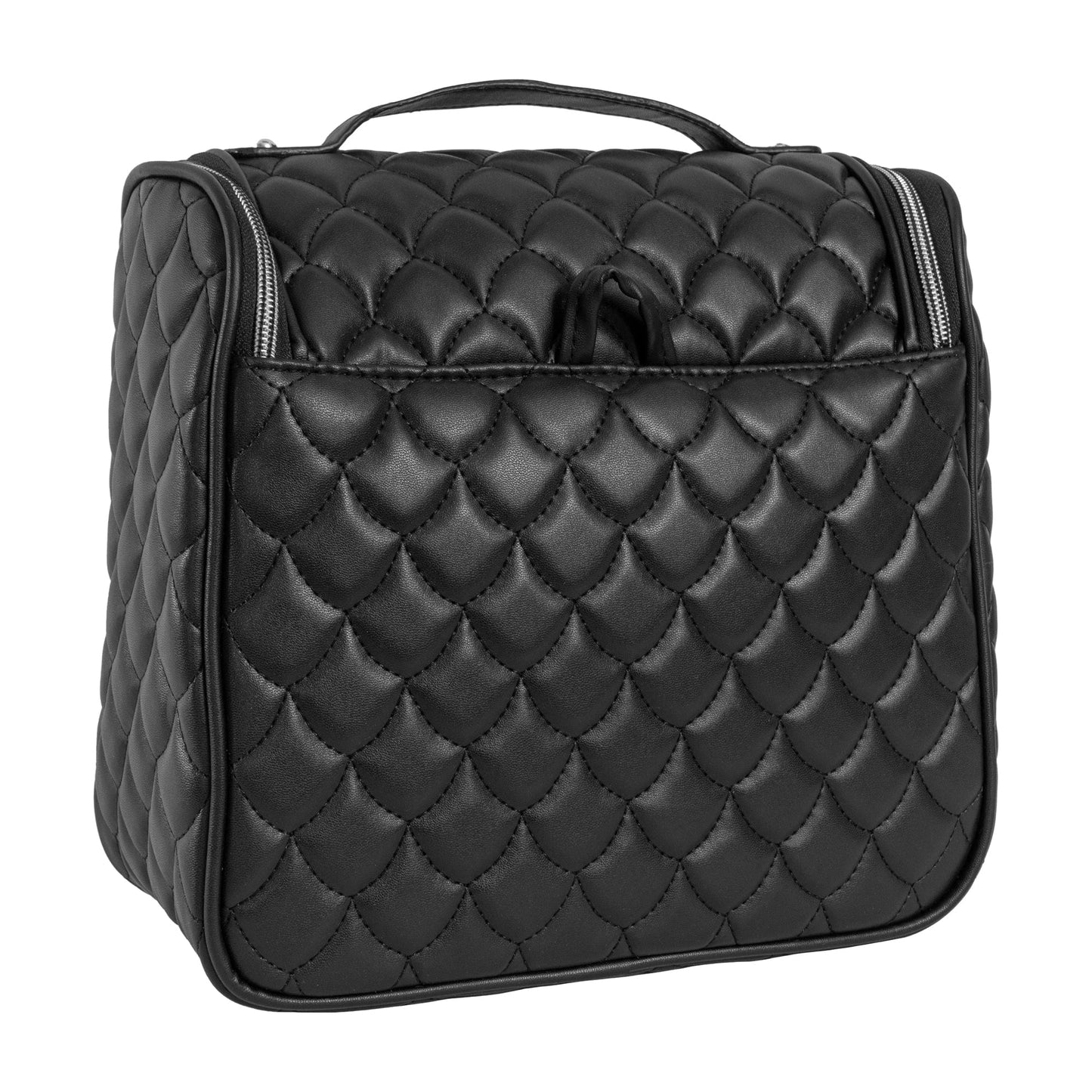 Joan & David The Teardrop Quilted Hanging Toiletry Cosmetic Bag