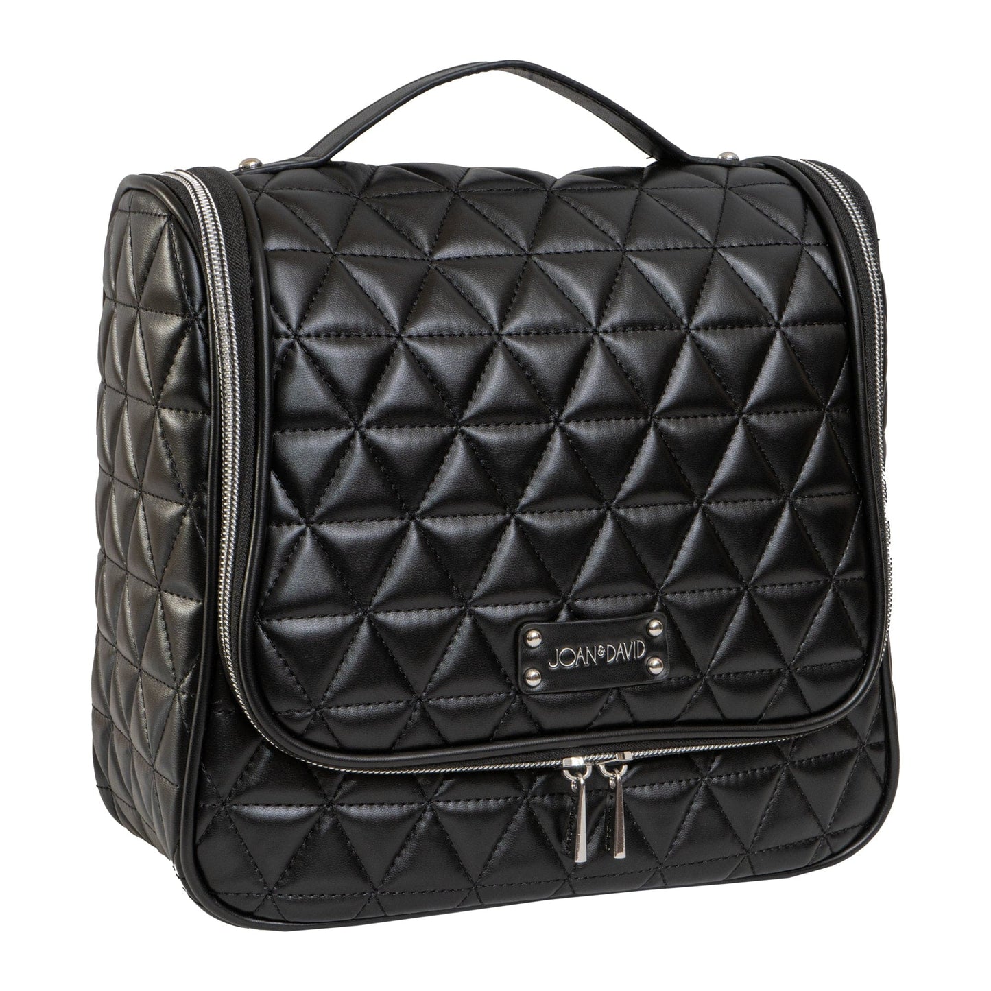 Joan & David The Triangle Quilted Hanging Toiletry Bag