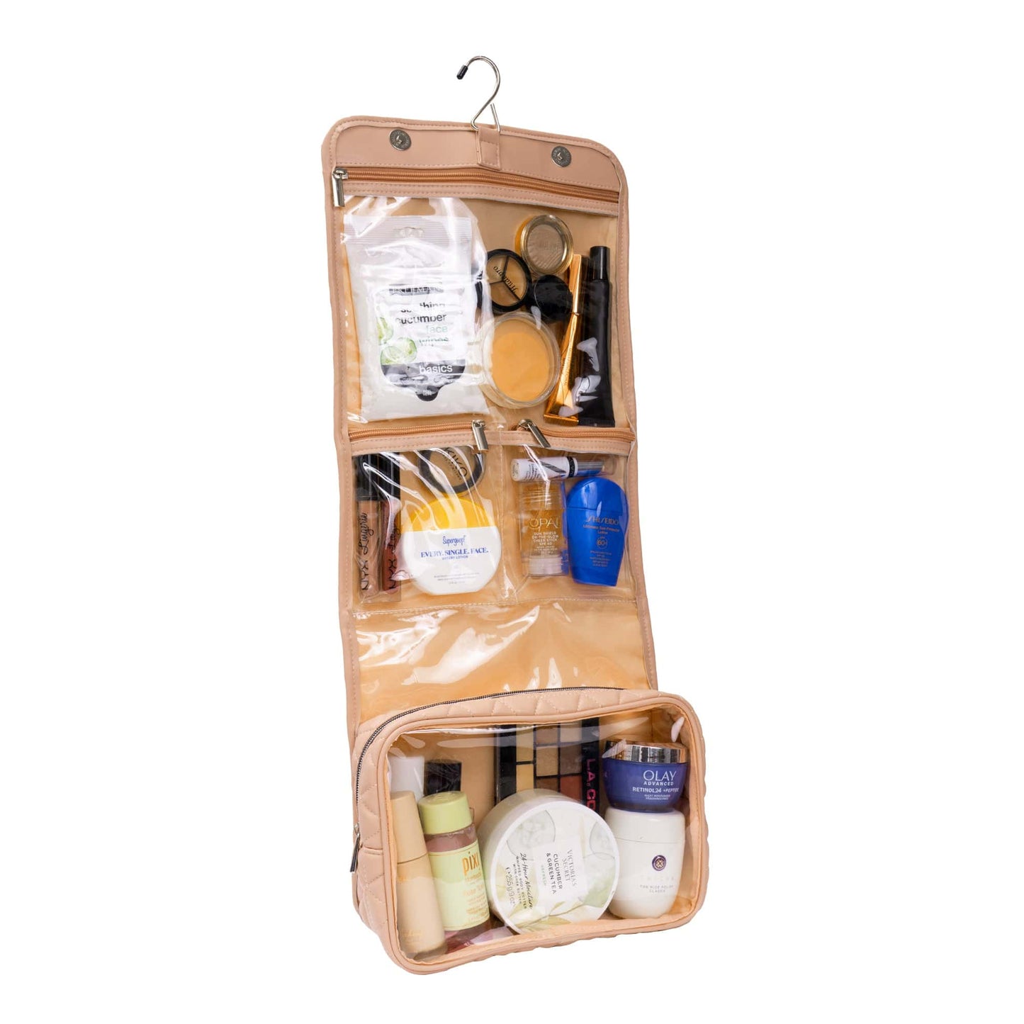 Joan & David The Triangle Quilted Roll Hanging Toiletry Bag