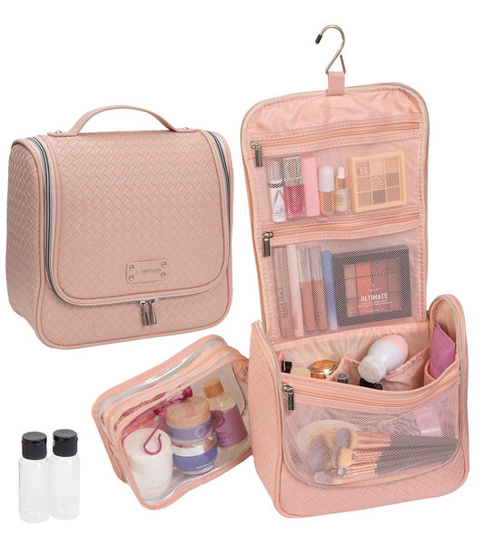 Joan & David Large Woven Hanging Toiletry Organizer Bag