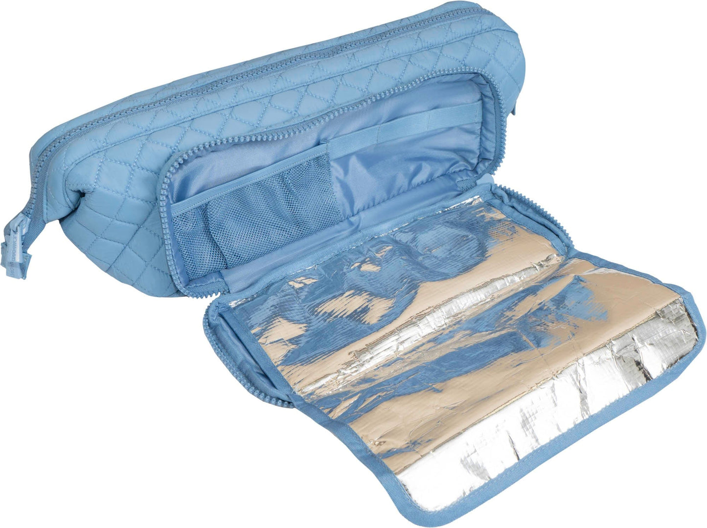 Joan & David Diamond Quilted Puffer Nylon Hair Tool Travel Bag