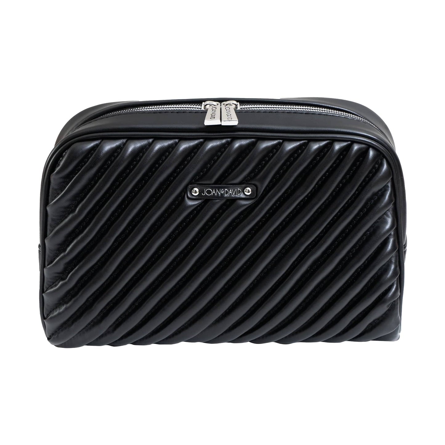Joan & David The Diagonal Quilted Toiletry Case