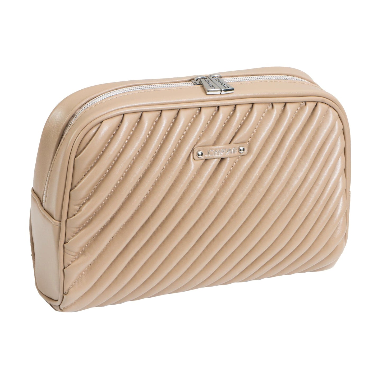 Joan & David The Diagonal Quilted Toiletry Case