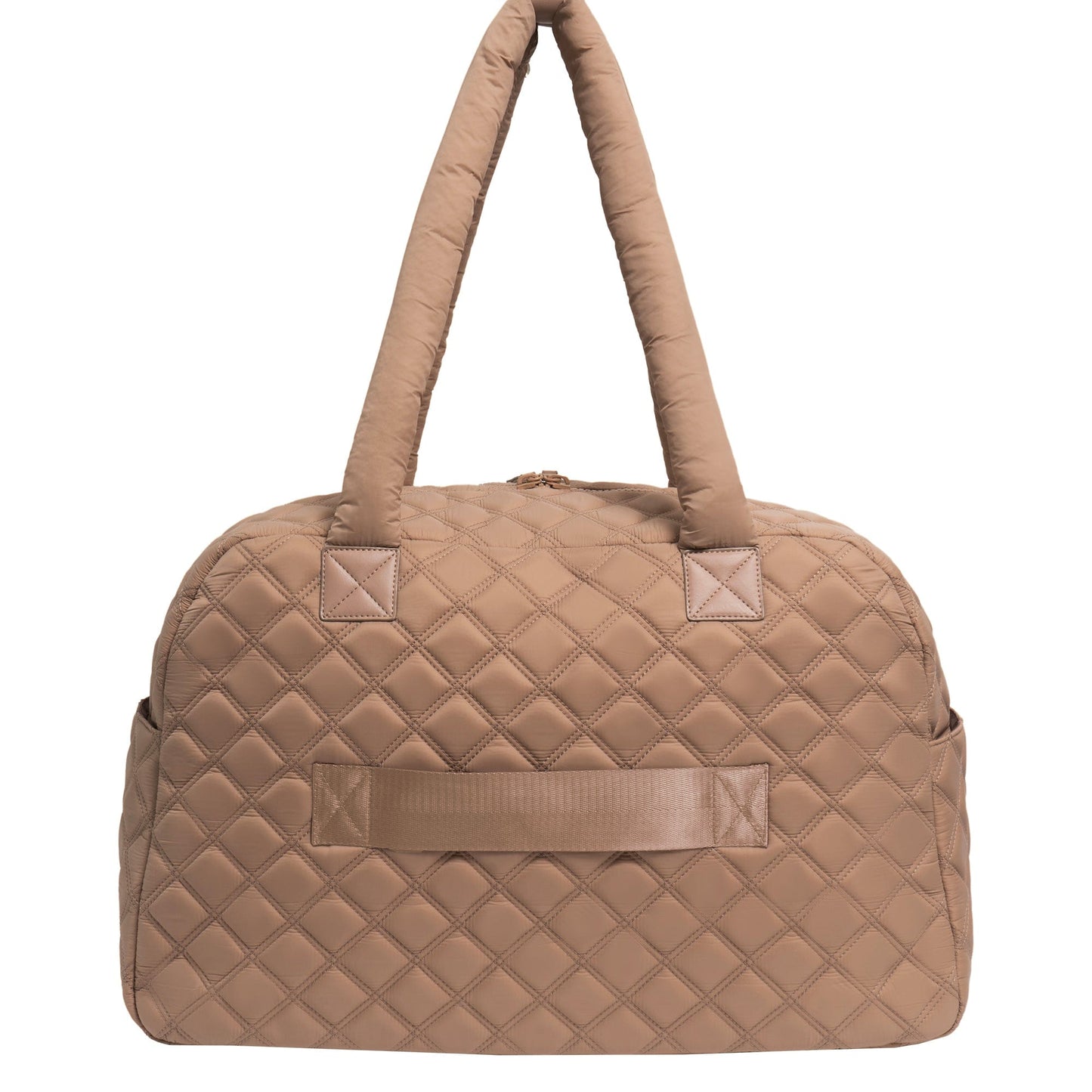 Joan & David Two Pocket Diamond Quilted 22 in. Duffel Bag