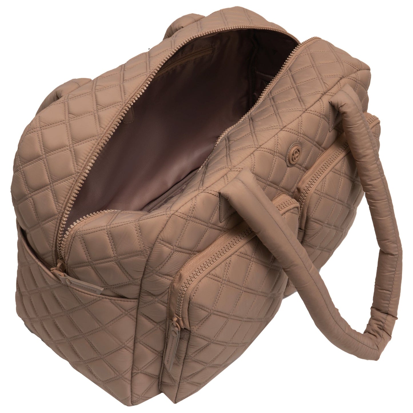 Joan & David Two Pocket Diamond Quilted 22 in. Duffel Bag