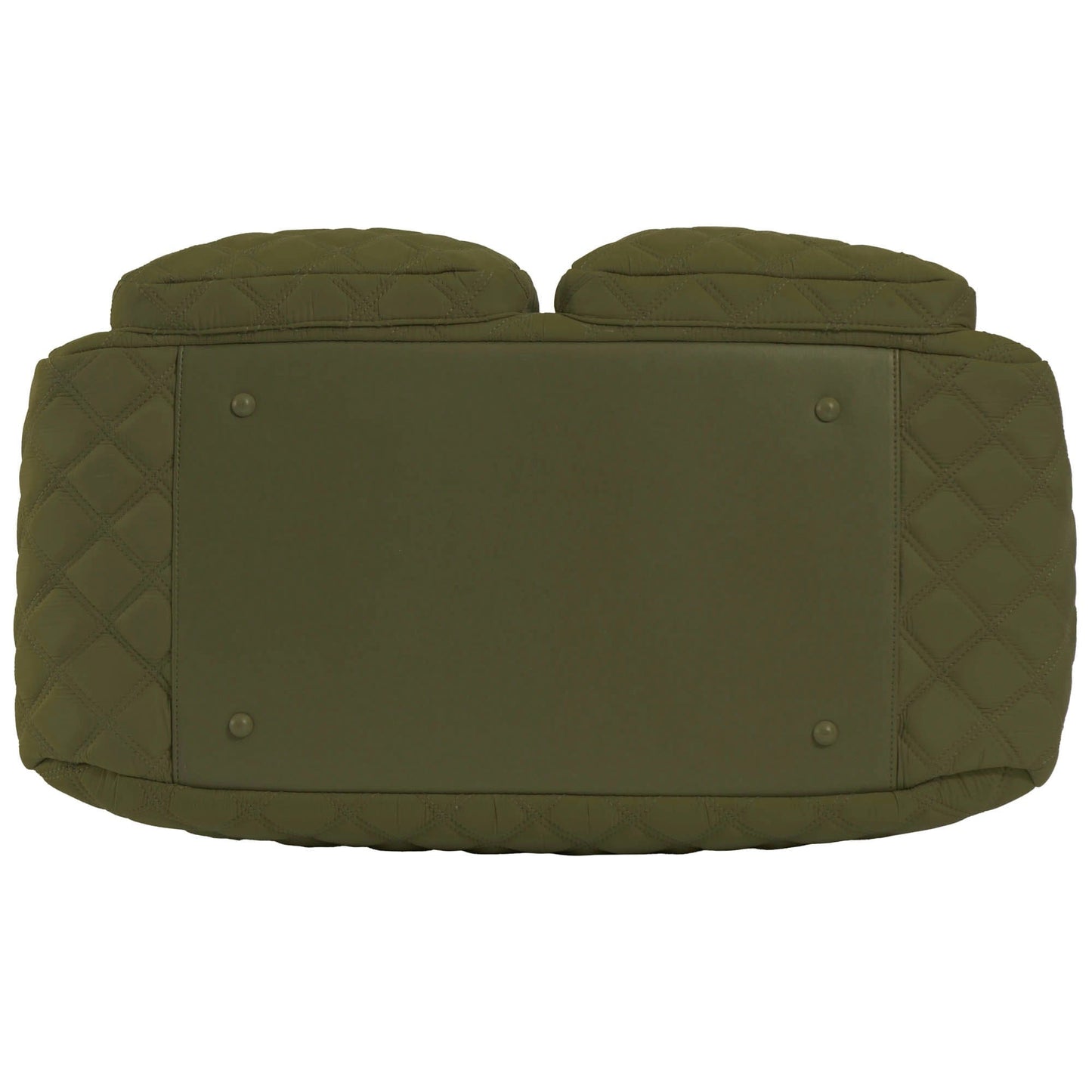 Joan & David Two Pocket Diamond Quilted 22 in. Duffel Bag