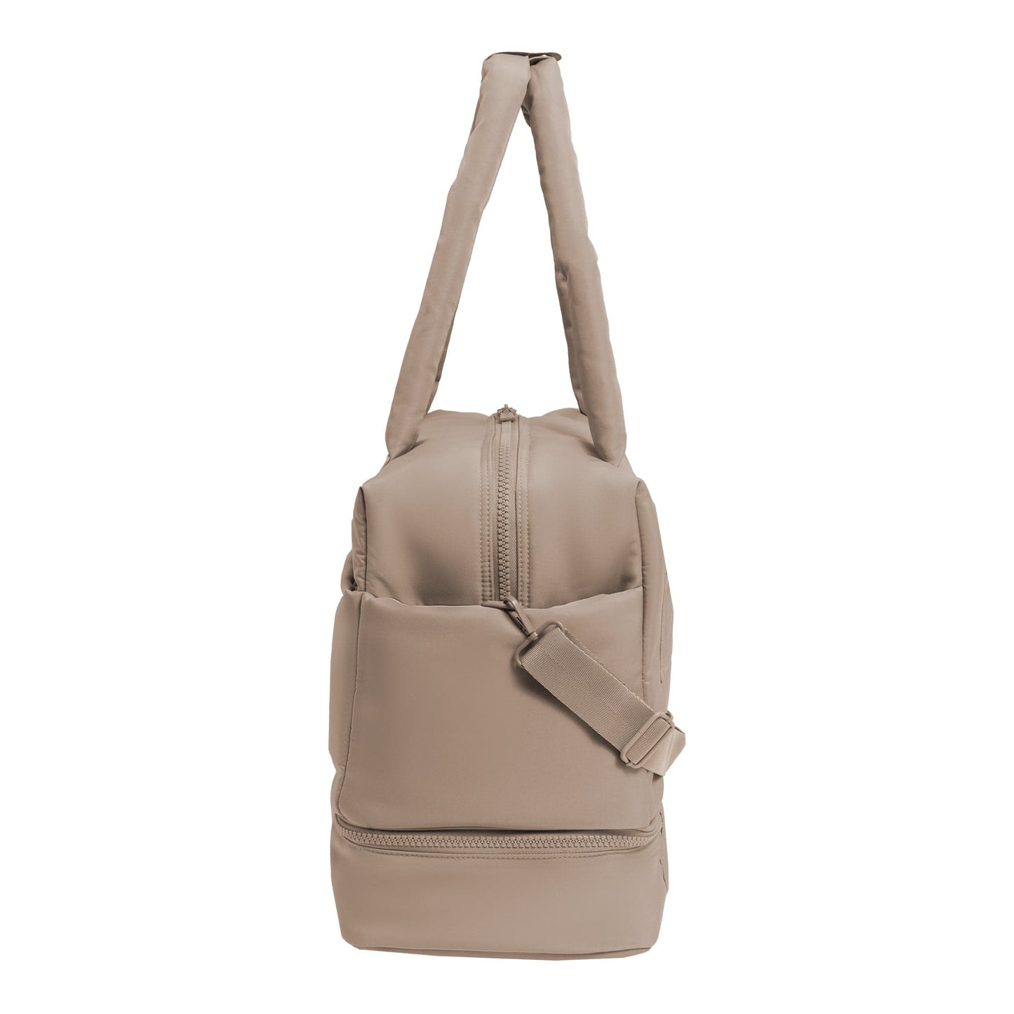 Joan & David 18 Inch High Density Sport Nylon Drop Bottom Duffel Bag