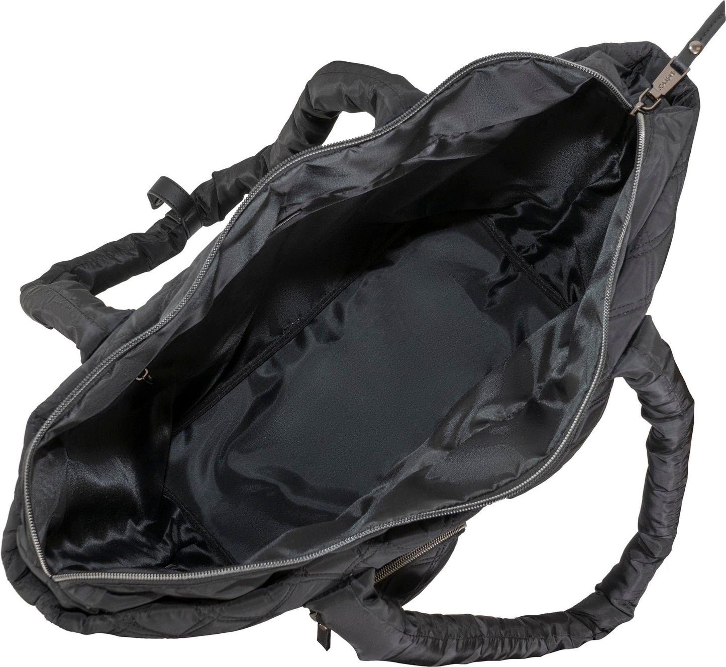 Joan & David Diamond Quilted Nylon Tote