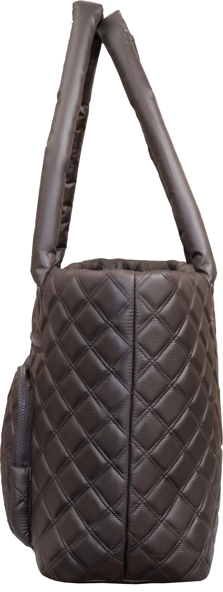 Joan & David Diamond Quilted Parachute Nylon Travel Tote